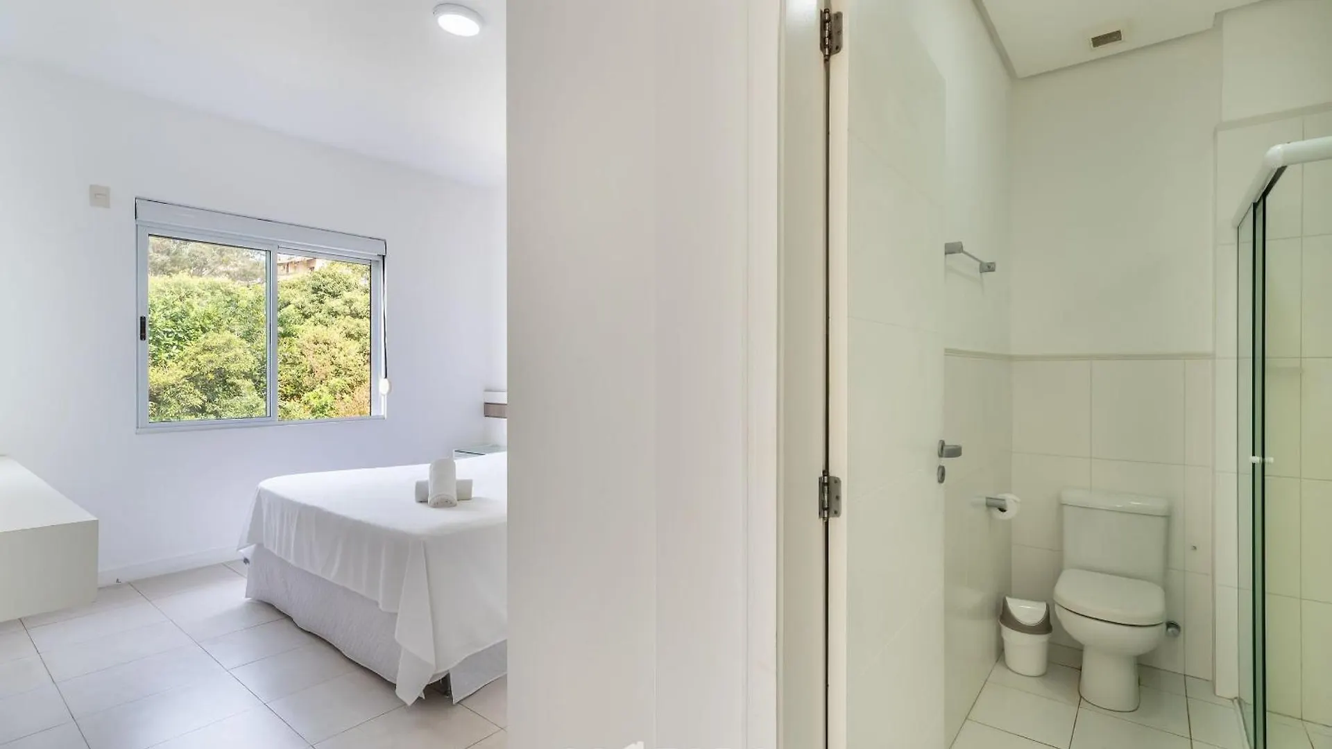 Apartmán Apto Beira Mar Com Vista Praia Do Santinho Asr204 Florianópolis Brazílie